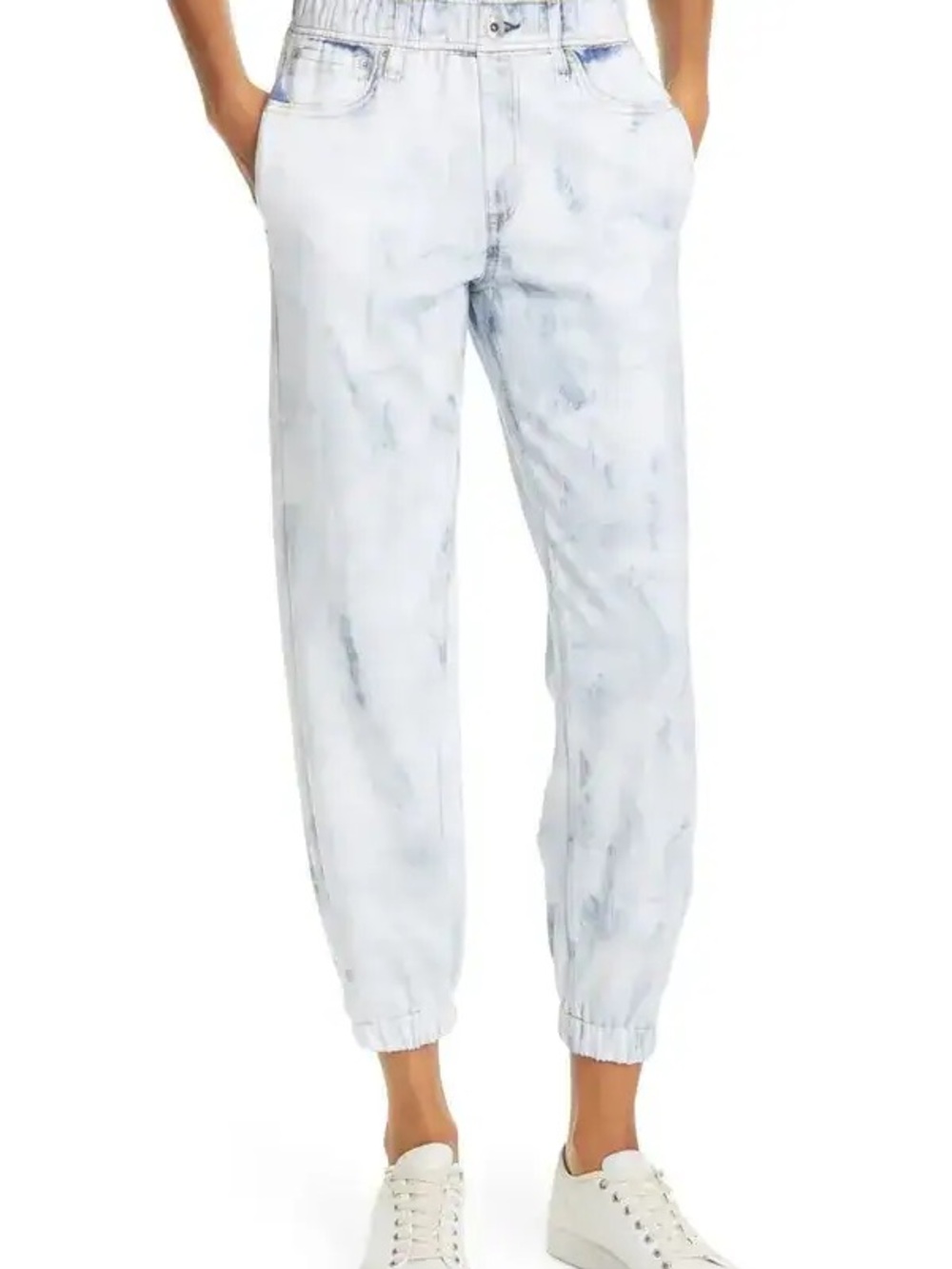 rag & bone  Miramar Faux Light Wash 
Acid wash Jogger Jeans